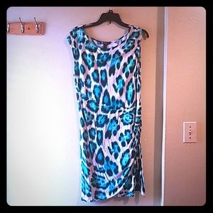 INC leppard dress